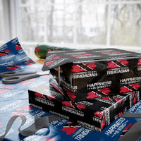 Happiness Is Being Married to a Trinidadian Wrapping Paper Roll Trinidad & Tobago Flag Couples Gift - Wonder Print Shop