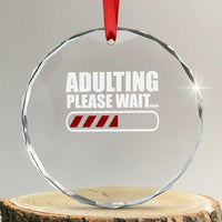 Happy 18th Birthday Crystal Glass Ornament Adulting Please Wait Loading 18 Year Old Bday Gifts