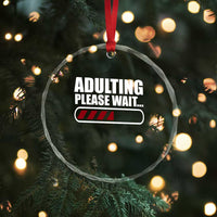Happy 18th Birthday Crystal Glass Ornament Adulting Please Wait Loading 18 Year Old Bday Gifts