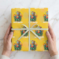 Happy 420 Easter Wrapping Paper Roll Funny Bunny Smoking Weed