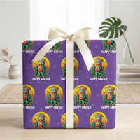 Happy 420 Easter Wrapping Paper Roll Funny Bunny Smoking Weed