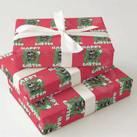Happy 420 Easter Wrapping Paper Roll Funny Smoking Easter Bunny