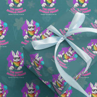 Happy 420 Easter Wrapping Paper Roll The Bunny Smells Funny