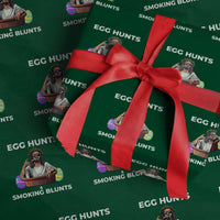 Happy 420 Easter Wrapping Paper Roll Blunt Stoner - Wonder Print Shop