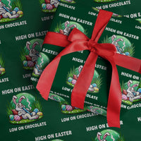 Happy 420 Easter Wrapping Paper Roll Funny Bunny Marijuana Cannabis Weed - Wonder Print Shop