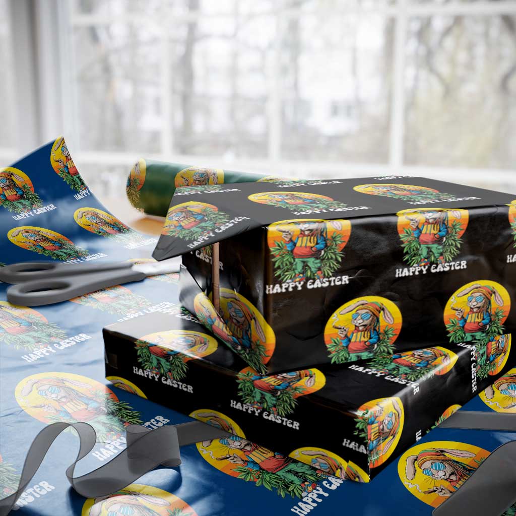 Happy 420 Easter Wrapping Paper Roll Funny Bunny Smoking Weed - Wonder Print Shop