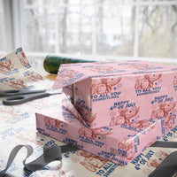 Happy 4th Of July To All You Sumbitches Wrapping Paper Roll Funny Independence Day Meme