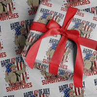 Happy 4th Of July To All You Sumbitches Wrapping Paper Roll Funny USA 250th Anniversary Independence Day