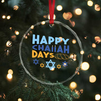 Happy Challah Days Crystal Glass Ornament Hanukkah Holiday Gift - Wonder Print Shop
