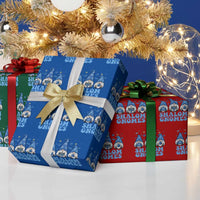 Happy Hanukkah Wrapping Paper Roll Retro Groovy Eight Nights Lights - Wonder Print Shop