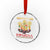 Happy Kwanzaa African American Xmas Crystal Glass Ornament - Wonder Print Shop