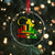 Happy Kwanzaa Crystal Glass Ornament Black Holiday African American Xmas Kinara Candle - Wonder Print Shop
