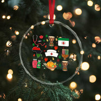 Happy Kwanzaa Nurse Pride Crystal Glass Ornament African Culture Holiday Gift - Wonder Print Shop
