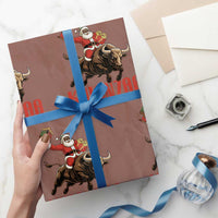 Happy Kwanzaa Wrapping Paper Roll Rodeo Black Santa African American Holiday Gift - Wonder Print Shop