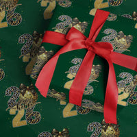 Happy New Year 2026 Wrapping Paper Roll Hello 2026 Disco Ball Coquette Bow Faux Glitter - Wonder Print Shop
