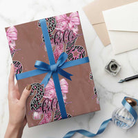 Happy New Year 2026 Wrapping Paper Roll Hello 2026 Disco Ball Pink Coquette Bow Faux Glitter - Wonder Print Shop