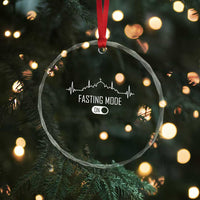 Happy Ramadan Islamic Crystal Glass Ornament Fasting Mode Is On Muslim - Wonder Print Shop