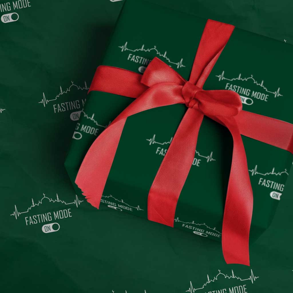 Happy Ramadan Islamic Wrapping Paper Roll Fasting Mode Is On Muslim - Wonder Print Shop