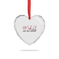 Hard Fought Hallelujah Heart Crystal Glass Ornament Funny Christian Goose - Wonder Print Shop