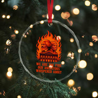 Harriet Tubman and Frederick Douglass Crystal Glass Ornament We Are the Fire Our Ancestors Whispered About Juneteenth 1865 - Wonder Print Shop