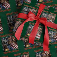 Harriet Tubman Courage Is Freedom Wrapping Paper Roll Black History Gift - Wonder Print Shop