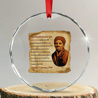Harriet Tubman Crystal Glass Ornament Black American Hero Underground Railroad - Wonder Print Shop