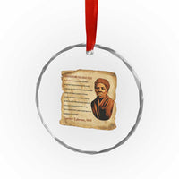Harriet Tubman Crystal Glass Ornament Black American Hero Underground Railroad - Wonder Print Shop
