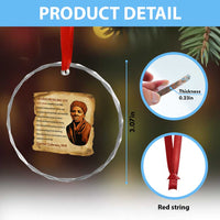 Harriet Tubman Crystal Glass Ornament Black American Hero Underground Railroad - Wonder Print Shop