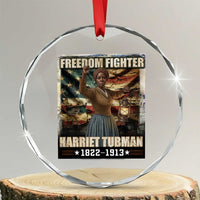 Harriet Tubman Crystal Glass Ornament Black History African American Leader Gift
