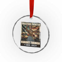 Harriet Tubman Crystal Glass Ornament Black History African American Leader Gift