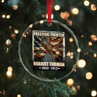 Harriet Tubman Crystal Glass Ornament Black History African American Leader Gift