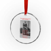 Harriet Tubman Crystal Glass Ornament Black History Month