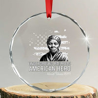 Harriet Tubman Crystal Glass Ornament Underground Railroad American Hero History