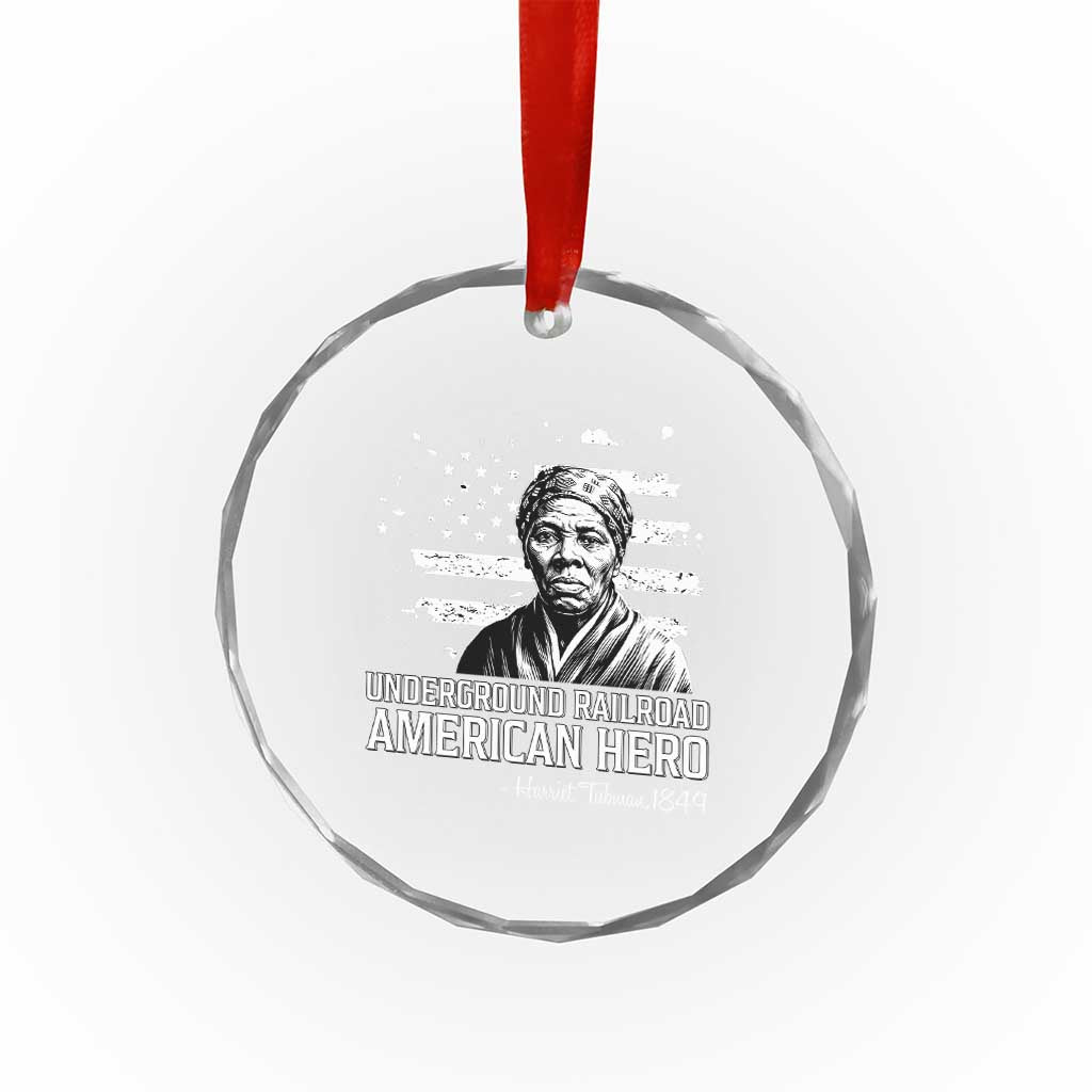 Harriet Tubman Crystal Glass Ornament Underground Railroad American Hero History