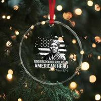 Harriet Tubman Crystal Glass Ornament Underground Railroad American Hero History