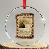 Harriet Tubman Crystal Glass Ornament Womens History Month Gift