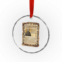 Harriet Tubman Crystal Glass Ornament Womens History Month Gift