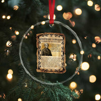 Harriet Tubman Crystal Glass Ornament Womens History Month Gift
