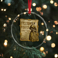 Harriet Tubman Freedom Fighter Crystal Glass Ornament Feminist History Gift - Wonder Print Shop