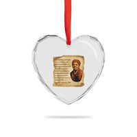 Harriet Tubman Heart Crystal Glass Ornament Black American Hero Underground Railroad - Wonder Print Shop