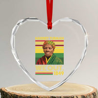 Harriet Tubman Heart Crystal Glass Ornament We Out 1849 African American History