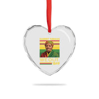 Harriet Tubman Heart Crystal Glass Ornament We Out 1849 African American History