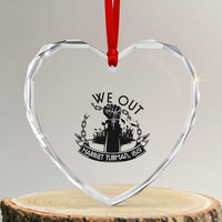 Harriet Tubman Heart Crystal Glass Ornament We Out Breaking The Chains Iconic Legacy Gift