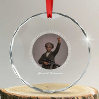 Harriet Tubman Leadership Crystal Glass Ornament Feminist History Gift