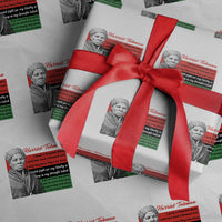Harriet Tubman Legacy Wrapping Paper Roll Pan African Flag Freedom Fighter Quote