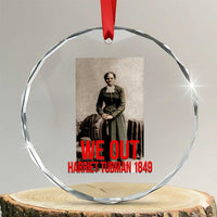Harriet Tubman Quote Crystal Glass Ornament Black Woman History