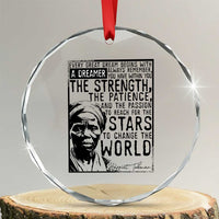 Harriet Tubman Quote Crystal Glass Ornament Black Woman History Activist