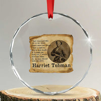 Harriet Tubman Quote Crystal Glass Ornament Liberty Or Death Empowerment Gift - Wonder Print Shop