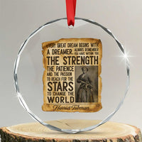 Harriet Tubman Quote Crystal Glass Ornament Strength Patience Passion To Change The World