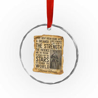 Harriet Tubman Quote Crystal Glass Ornament Strength Patience Passion To Change The World